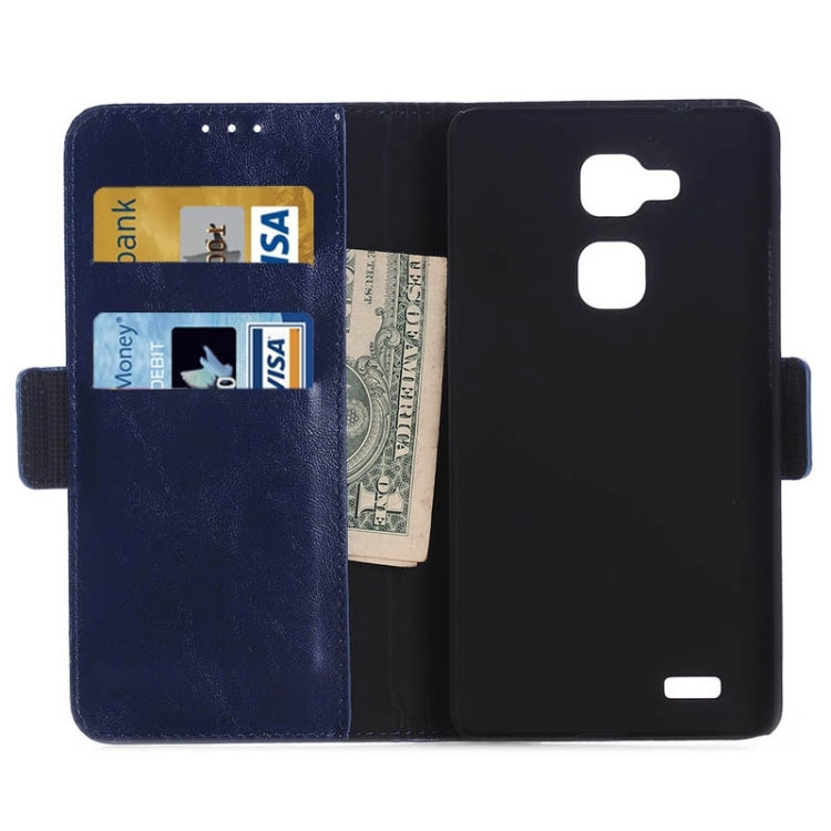 Oil Skin Texture Horizontal Flip Leather Case with Card Slots & Wallet & Holder for Huawei Ascend Mate 7