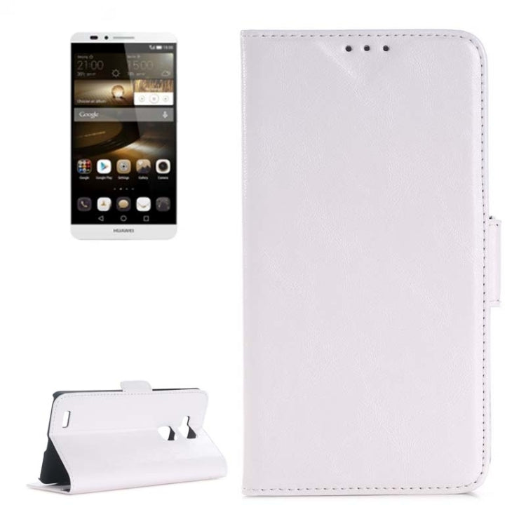 Oil Skin Texture Horizontal Flip Leather Case with Card Slots & Wallet & Holder for Huawei Ascend Mate 7