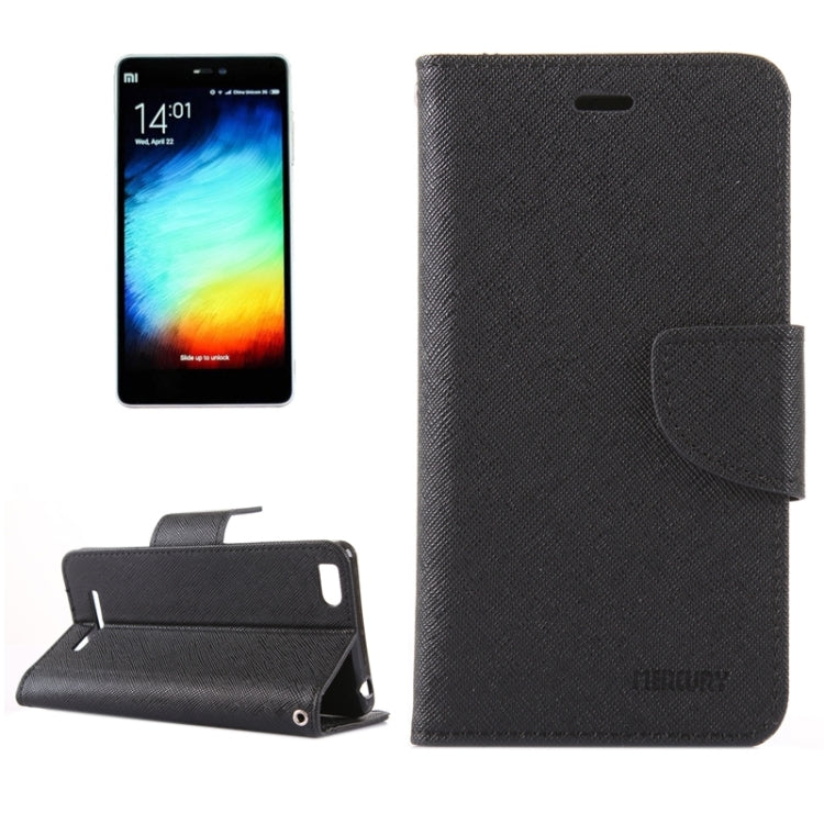For Xiaomi Mi 4c / 4i Cross Texture Horizontal Flip Leather Case with Holder & Card Slots & Wallet