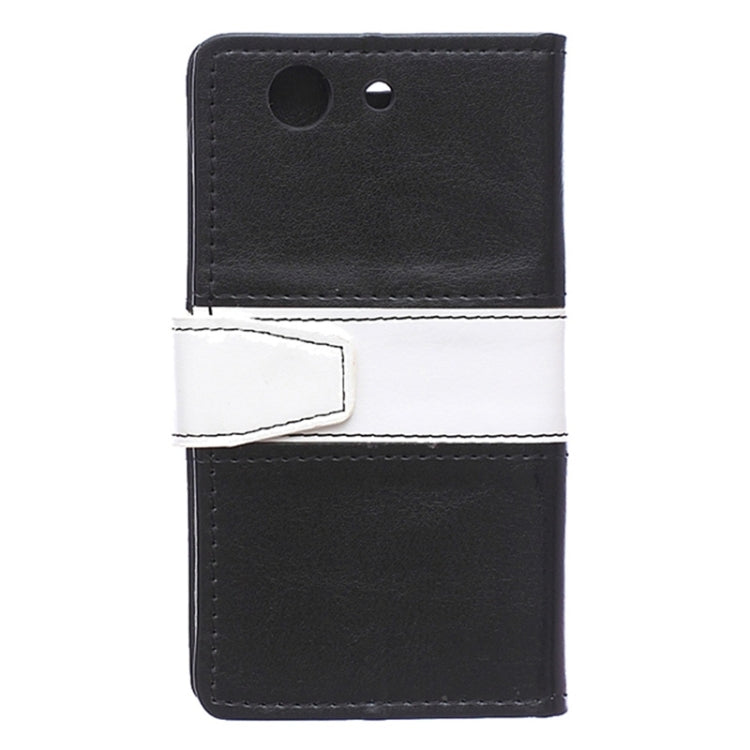 Crazy Horse Texture Color Matching Flip Leather Case with Holder & Card Slots & Wallet for Sony Xperia Z4 Compact