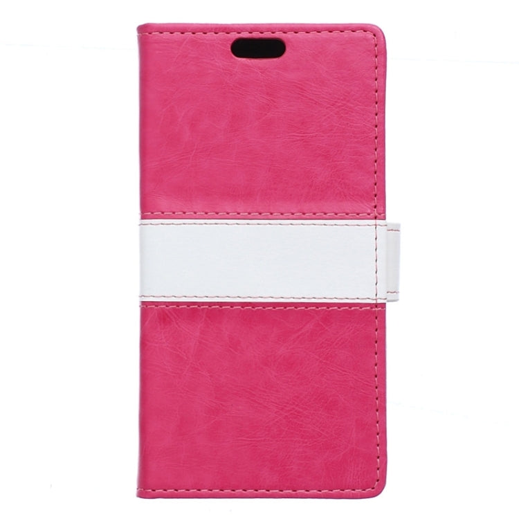 Crazy Horse Texture Color Matching Flip Leather Case with Holder & Card Slots & Wallet for Sony Xperia Z4 Compact