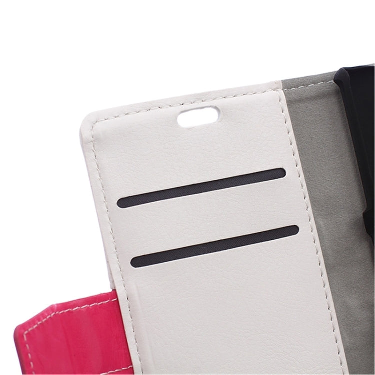 Crazy Horse Texture Color Matching Flip Leather Case with Holder & Card Slots & Wallet for Sony Xperia Z4 Compact