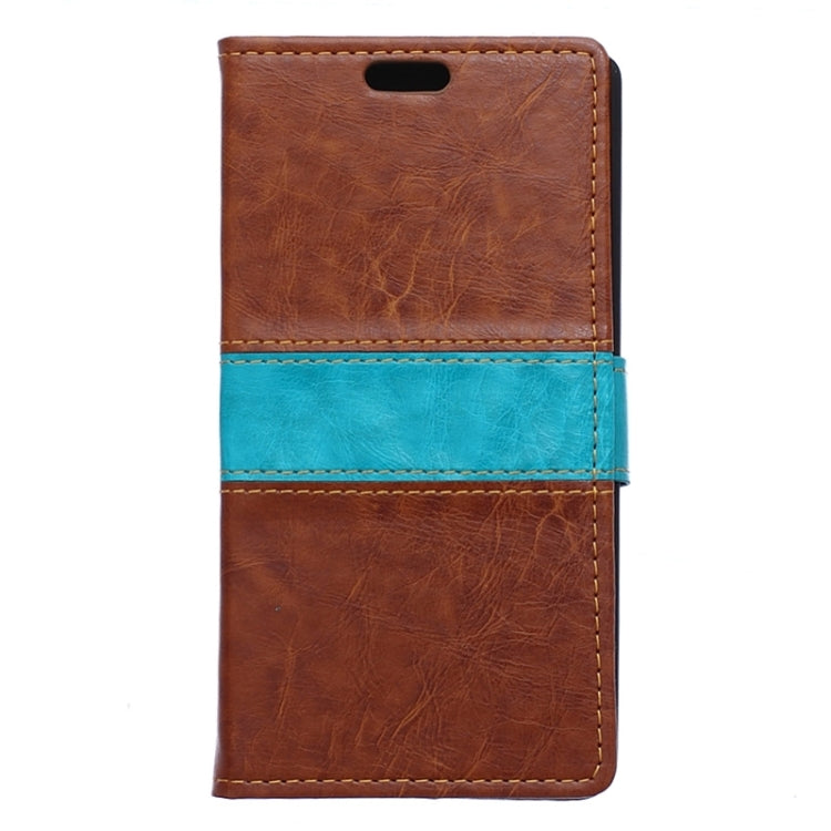 Crazy Horse Texture Color Matching Flip Leather Case with Holder & Card Slots & Wallet for Sony Xperia Z4 Compact
