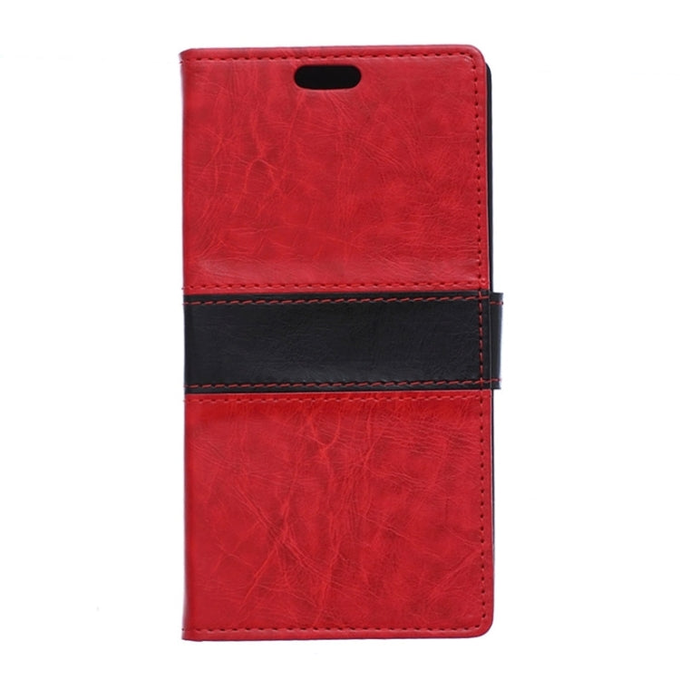 Horizontal Flip Color Matching Leather Case with Holder & Card Slots & Wallet for Huawei Y625