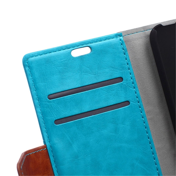 Horizontal Flip Color Matching Leather Case with Holder & Card Slots & Wallet for Huawei Y625