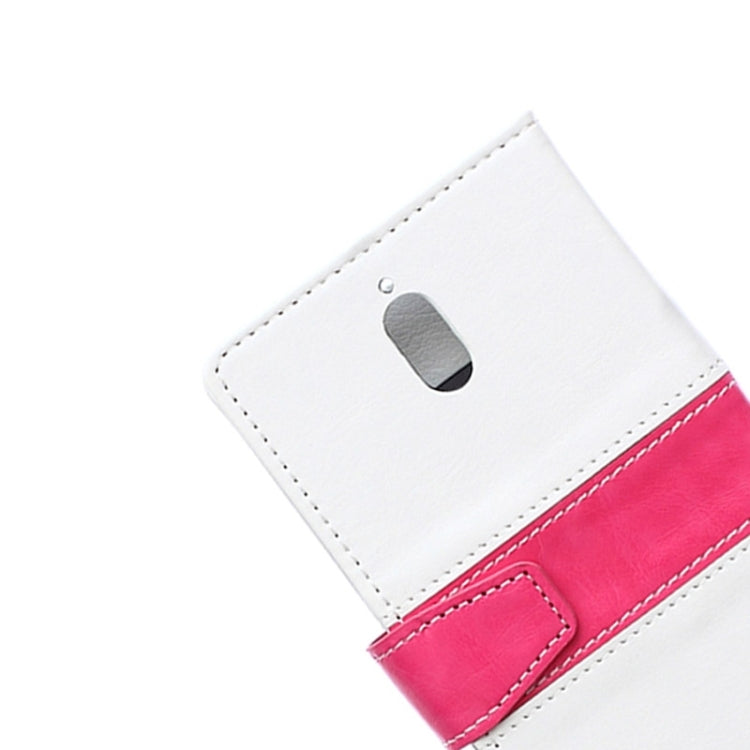 Horizontal Flip Color Matching Leather Case with Holder & Card Slots & Wallet for Huawei Y625