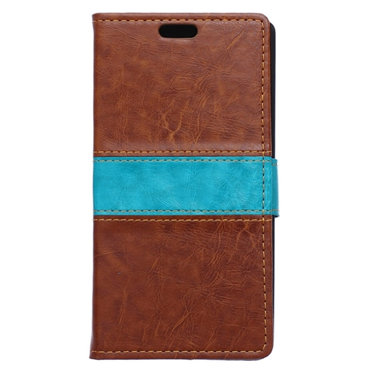 Horizontal Flip Color Matching Leather Case with Holder & Card Slots & Wallet for Huawei P8 Lite