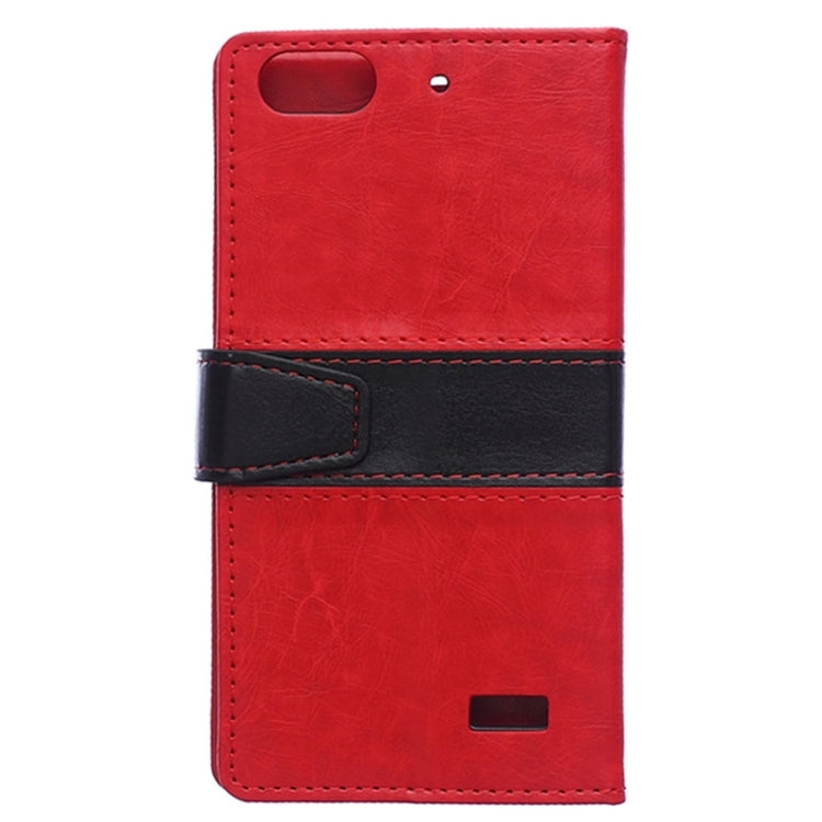 Horizontal Flip Color Matching Leather Case with Holder & Card Slots & Wallet for Huawei Honor 4C