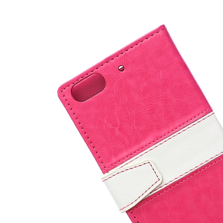 Horizontal Flip Color Matching Leather Case with Holder & Card Slots & Wallet for Huawei Honor 4C