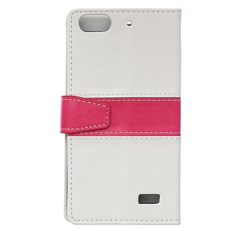 Horizontal Flip Color Matching Leather Case with Holder & Card Slots & Wallet for Huawei Honor 4C