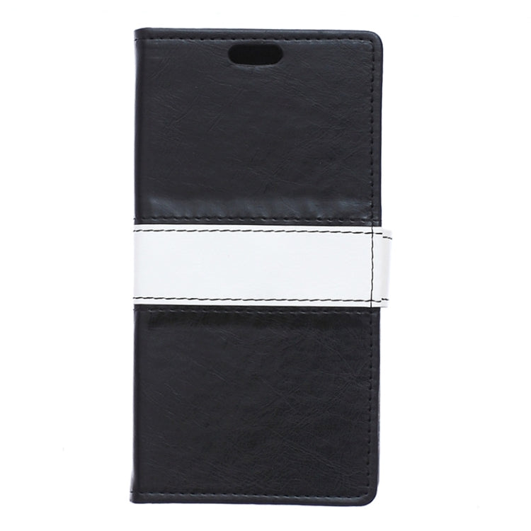 Crazy Horse Texture Horizontal Flip Color Matching Leather Case with Card Slots & Wallet & Holder for LG AKA