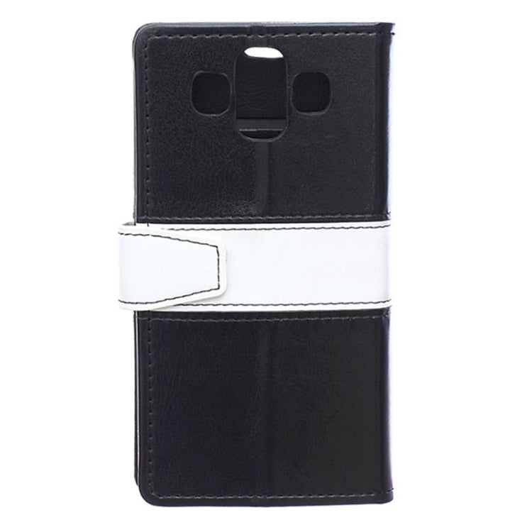 Crazy Horse Texture Horizontal Flip Color Matching Leather Case with Card Slots & Wallet & Holder for LG AKA