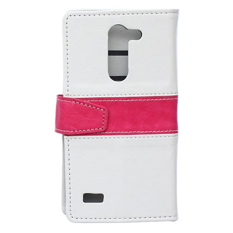 Crazy Horse Texture Horizontal Flip Color Matching Leather Case with Card Slots & Wallet & Holder for LG L Bello / D331