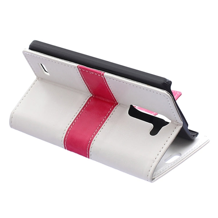 Crazy Horse Texture Horizontal Flip Color Matching Leather Case with Card Slots & Wallet & Holder for LG L Bello / D331