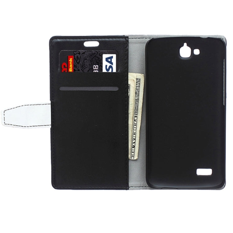 Horizontal Flip Color Matching Leather Case with Holder & Card Slots & Wallet for Huawei Honor Holly