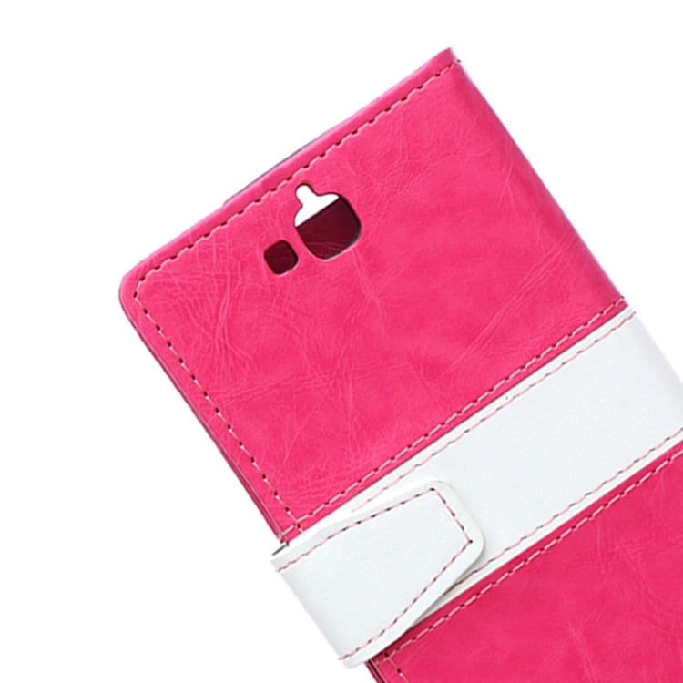 Horizontal Flip Color Matching Leather Case with Holder & Card Slots & Wallet for Huawei Honor Holly