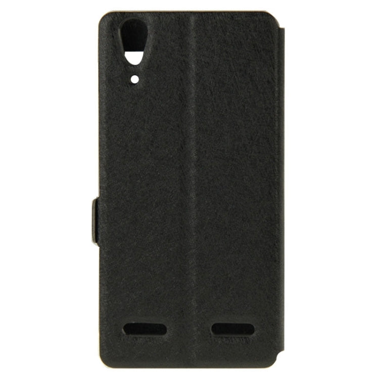 Horizontal Flip Leather Case with Holder & Caller ID Display & Unlock Window for Lenovo K3