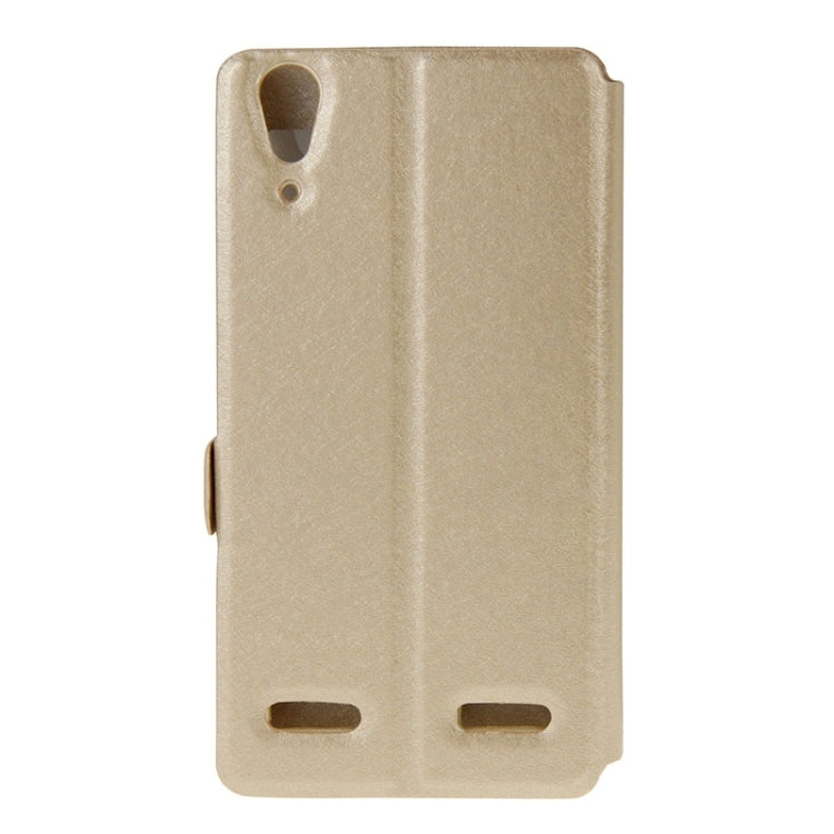 Horizontal Flip Leather Case with Holder & Caller ID Display & Unlock Window for Lenovo K3