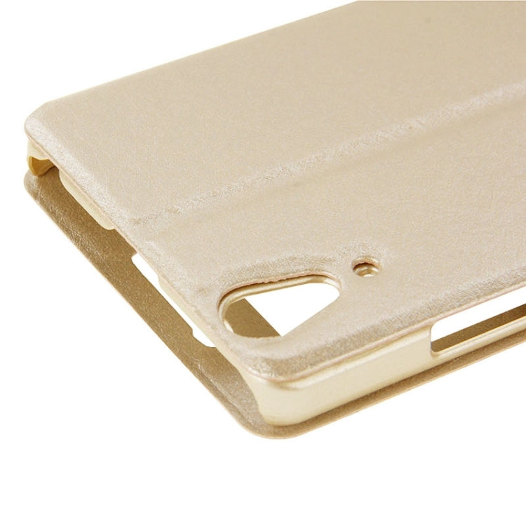 Horizontal Flip Leather Case with Holder & Caller ID Display & Unlock Window for Lenovo K3