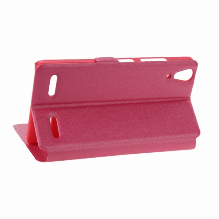 Horizontal Flip Leather Case with Holder & Caller ID Display & Unlock Window for Lenovo K3