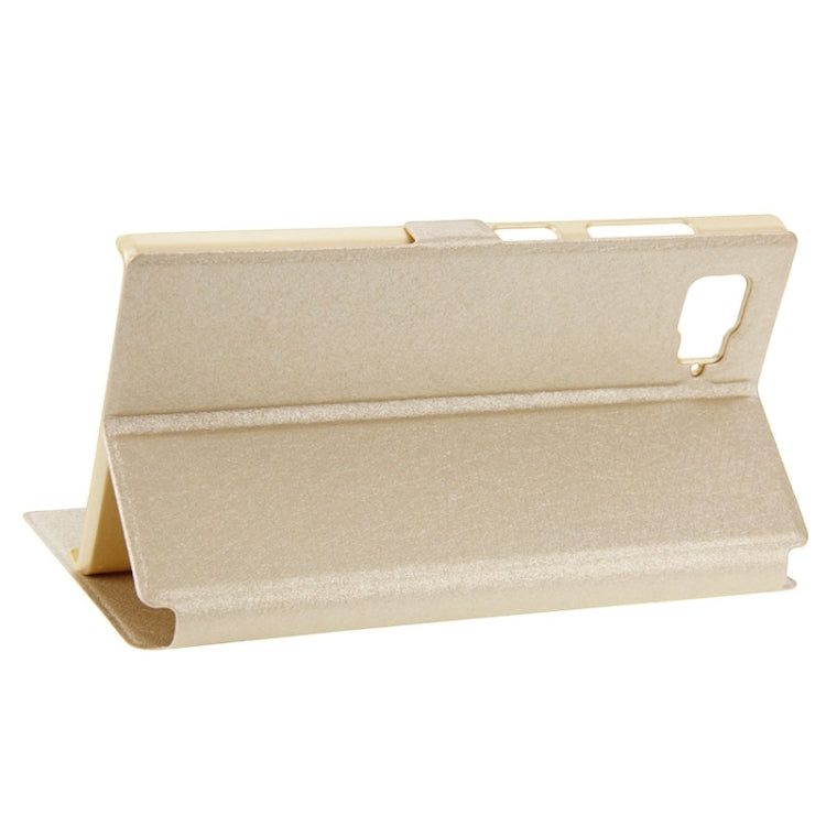 Horizontal Flip Leather Case with Holder & Caller ID Display Window & Unlock Window for Lenovo Vibe Z2