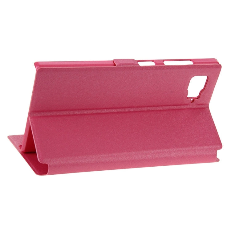 Horizontal Flip Leather Case with Holder & Caller ID Display Window & Unlock Window for Lenovo Vibe Z2