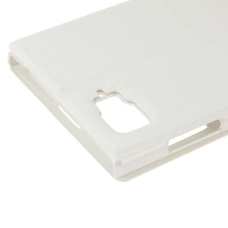 Horizontal Flip Leather Case with Holder & Caller ID Display Window & Unlock Window for Lenovo Vibe Z2