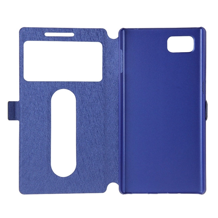 Horizontal Flip Leather Case with Holder & Caller ID Display Window & Unlock Window for Lenovo Vibe Z2 Pro / K920