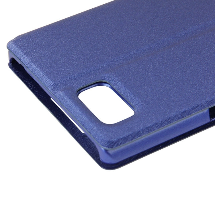 Horizontal Flip Leather Case with Holder & Caller ID Display Window & Unlock Window for Lenovo Vibe Z2 Pro / K920