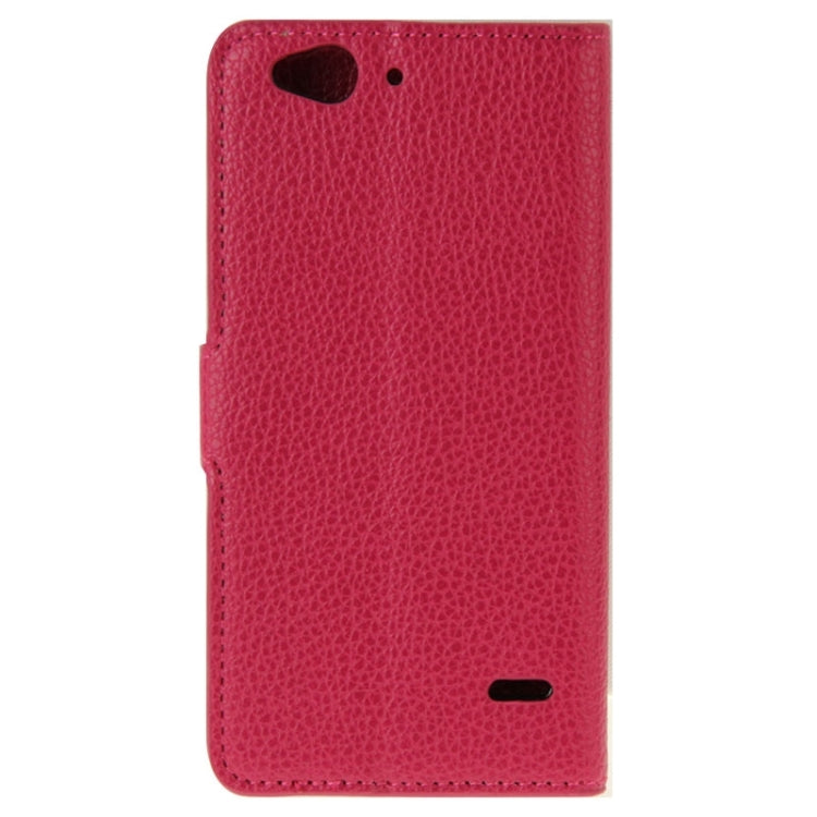 Litchi Texture Leather Case with Holder & Card Slots & Wallet for ZTE Blade S6