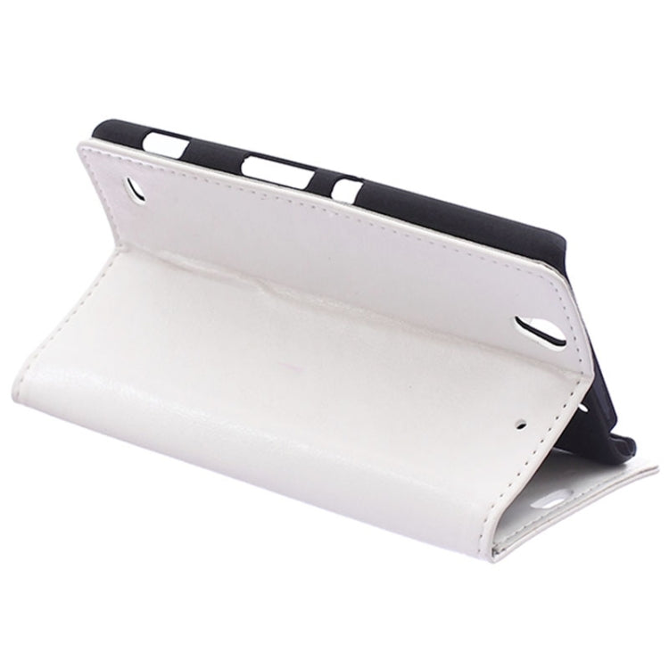 Crazy Horse Texture Horizontal Flip Magnetic Buckle Leather Case with Card Slots & Wallet & Holder for Sony Xperia C4