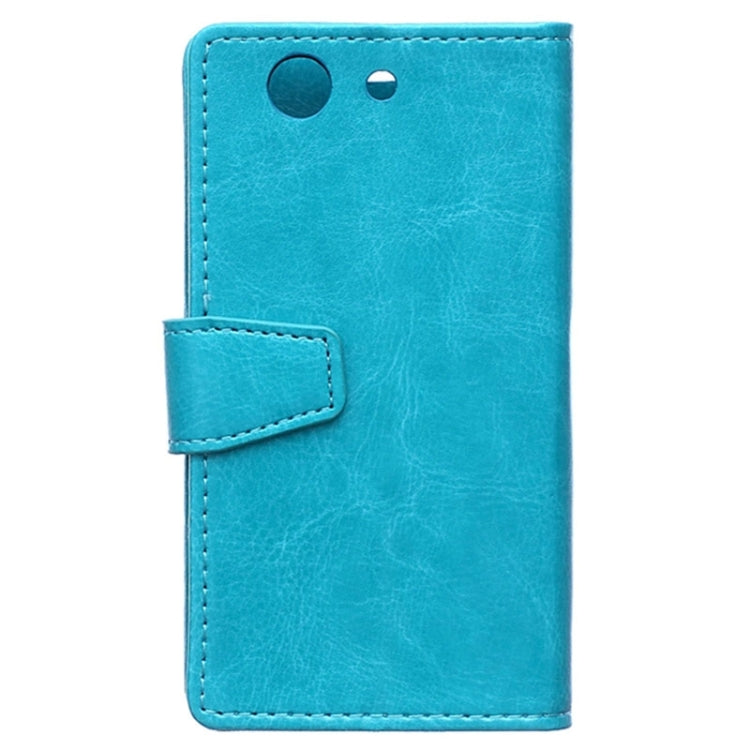 Crazy Horse Texture Horizontal Flip Magnetic Buckle Leather Case with Card Slots & Wallet & Holder for Sony Xperia Z4 Compact