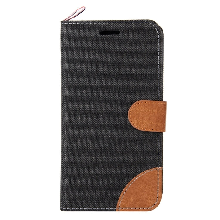 Denim Texture Leather Case with Card Slots & Holder & Lanyard for Sony Xperia E4