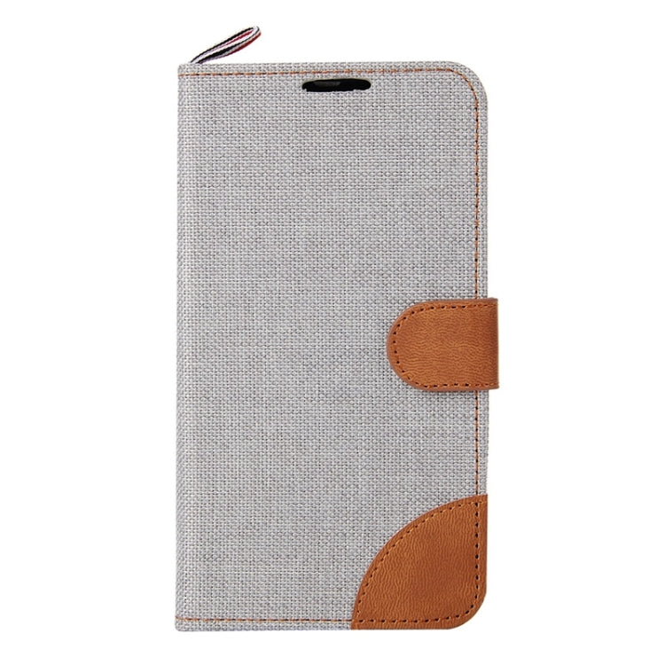 Denim Texture Leather Case with Card Slots & Holder & Lanyard for Moto X(2nd Gen.)