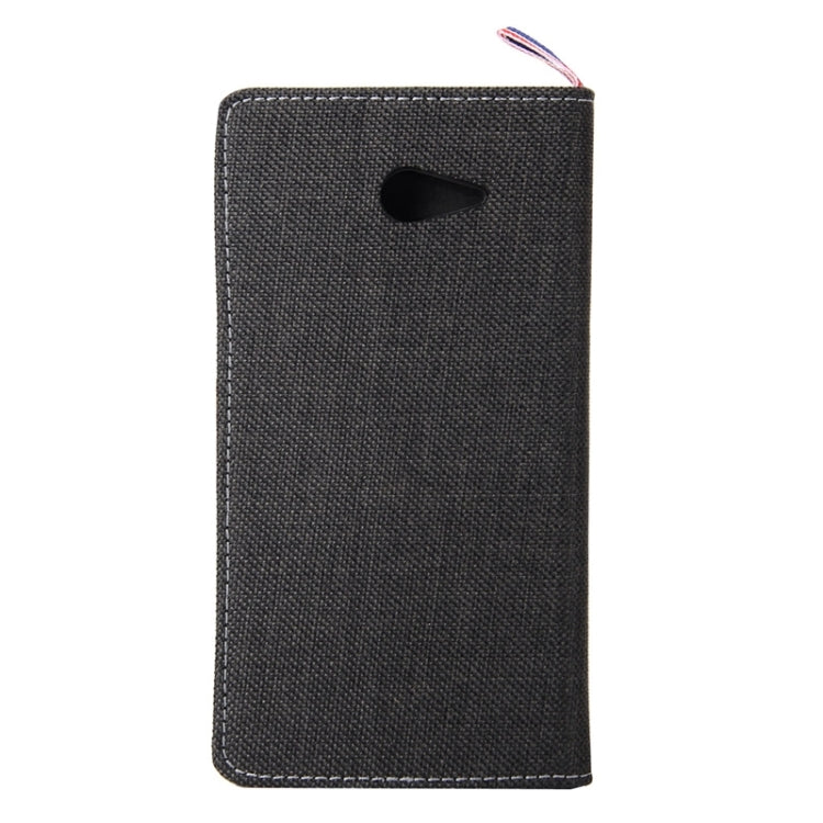 Denim Texture Leather Case with Card Slots & Holder & Lanyard for Sony Xperia M2 / S50h