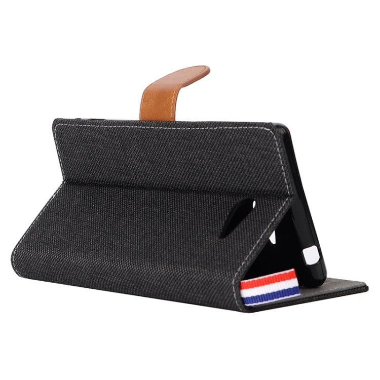 Denim Texture Leather Case with Card Slots & Holder & Lanyard for Sony Xperia M2 / S50h