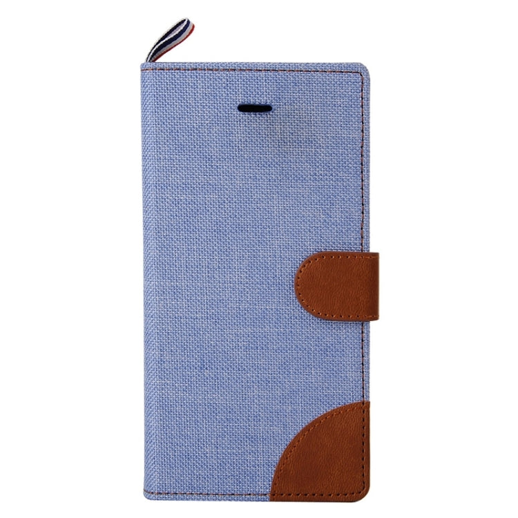 Denim Texture Leather Case with Card Slots & Holder & Lanyard for Sony Xperia M2 / S50h