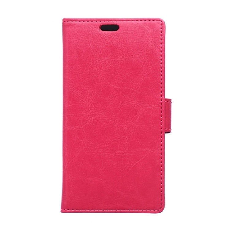 Crazy Horse Texture Horizontal Flip Solid Color Magnetic Buckle Leather Case with Holder & Card Slots & Wallet for Blackberry Classic / Q20