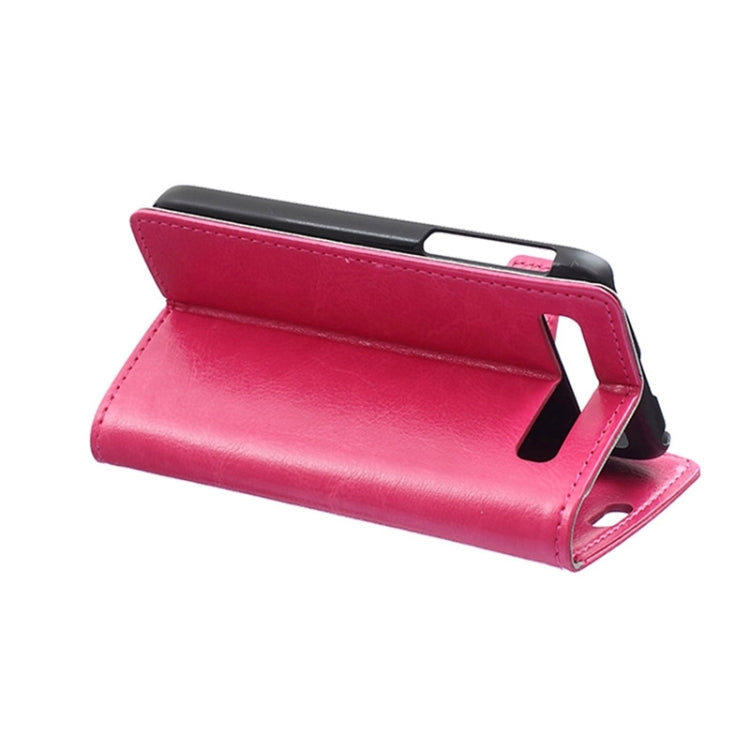 Crazy Horse Texture Horizontal Flip Solid Color Magnetic Buckle Leather Case with Holder & Card Slots & Wallet for Blackberry Classic / Q20