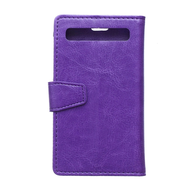 Crazy Horse Texture Horizontal Flip Solid Color Magnetic Buckle Leather Case with Holder & Card Slots & Wallet for Blackberry Classic / Q20