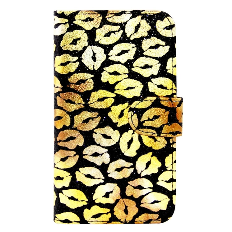 Lips Pattern Leather Case with Holder & Card Slots & Wallet for Microsoft Lumia 640