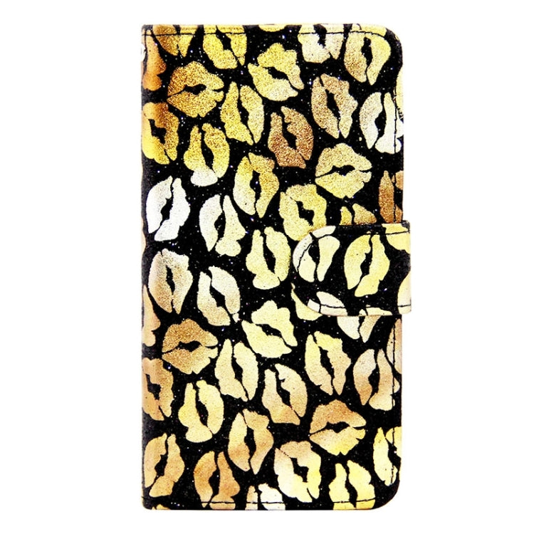 Lips Pattern Leather Case with Holder & Card Slots & Wallet for Huawei Ascend P7