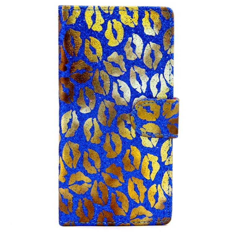 Lips Pattern Leather Case with Holder & Card Slots & Wallet for Sony Xperia Z4