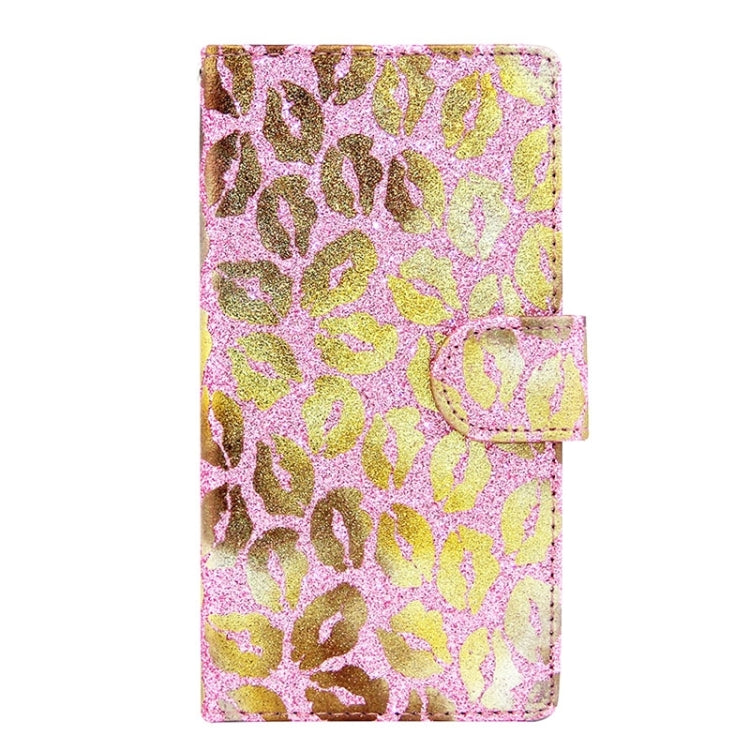 Lips Pattern Leather Case with Holder & Card Slots & Wallet for Huawei P8