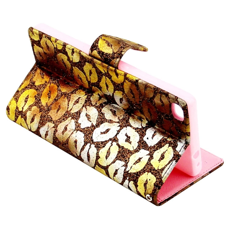 Lips Pattern Leather Case with Holder & Card Slots & Wallet for Huawei P8