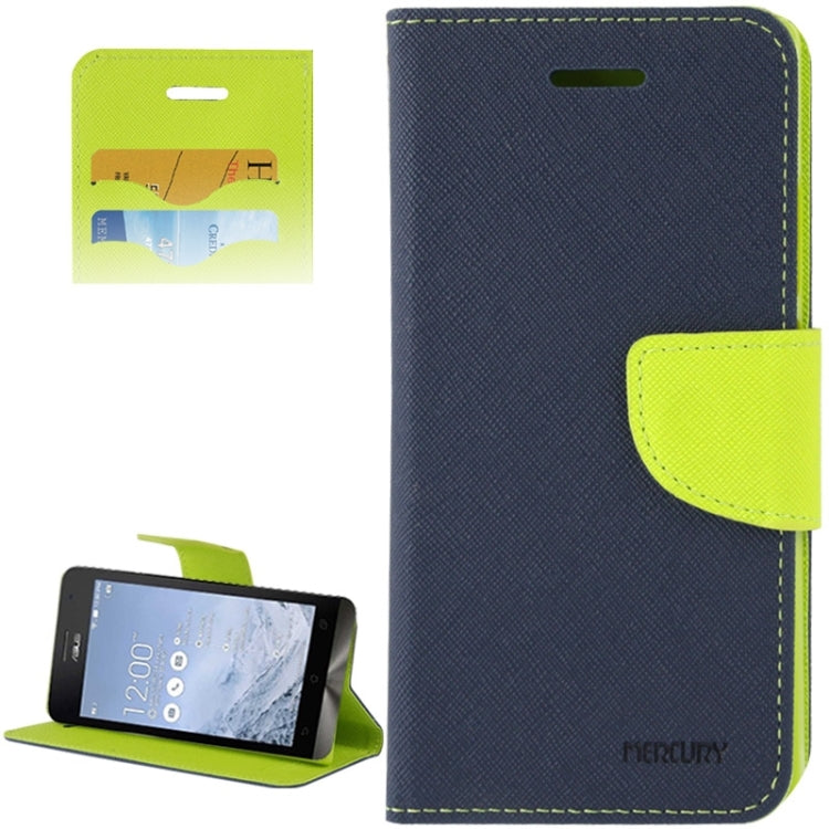 Cross Texture Horizontal Flip Leather Case with Credit Card Slots & Wallet & Holder for ASUS ZenFone 6