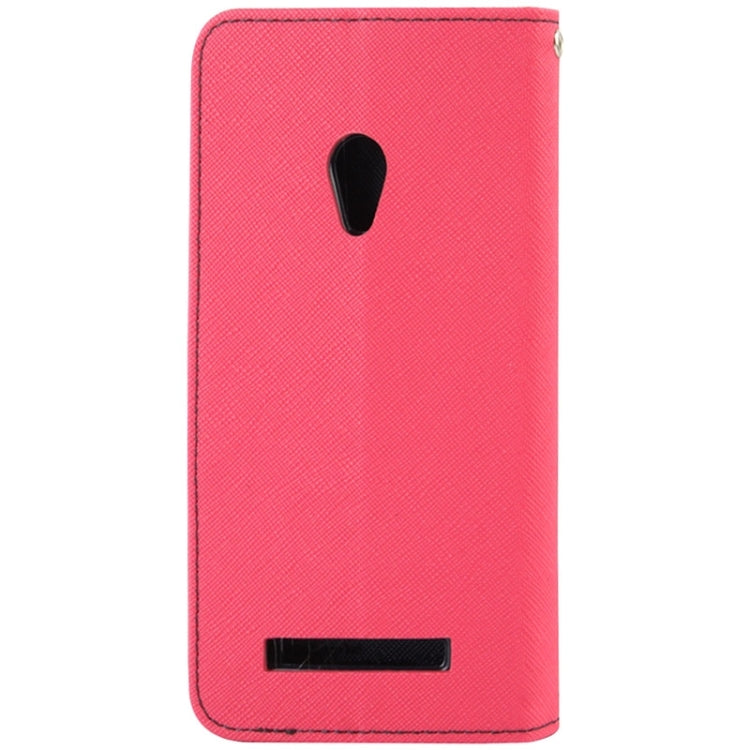 Cross Texture Horizontal Flip Leather Case with Credit Card Slots & Wallet & Holder for ASUS ZenFone 6