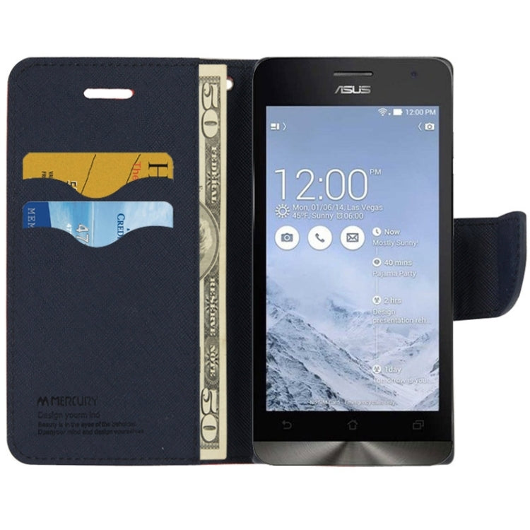 Cross Texture Horizontal Flip Leather Case with Credit Card Slots & Wallet & Holder for ASUS ZenFone 6