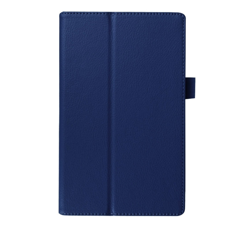 Litchi Texture Horizontal Flip Solid Color Leather Case with Two-Folding Holder for Lenovo Tab 2 A8