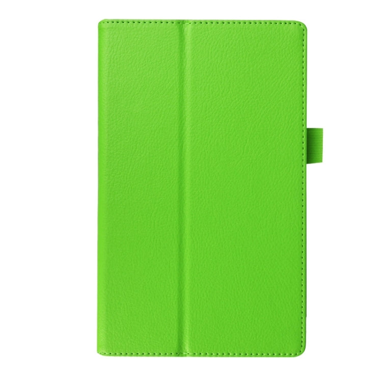 Litchi Texture Horizontal Flip Solid Color Leather Case with Two-Folding Holder for Lenovo Tab 2 A8